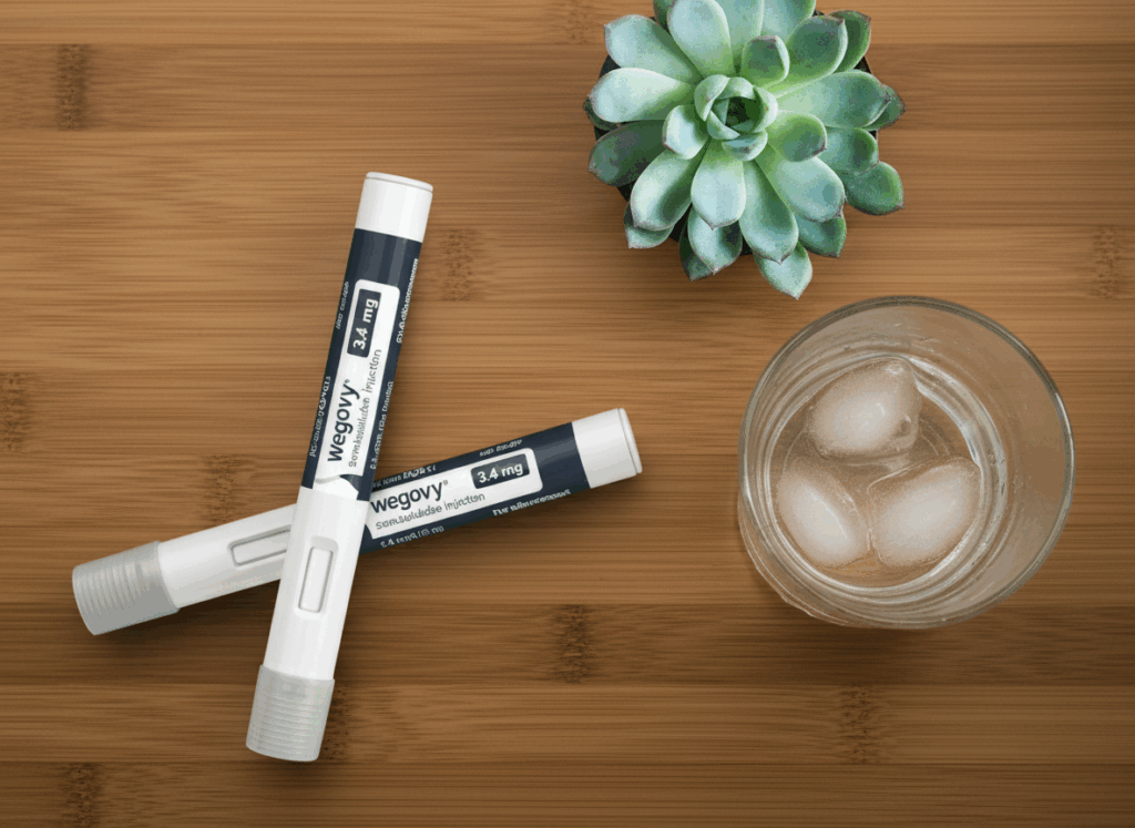 Wegovy on table