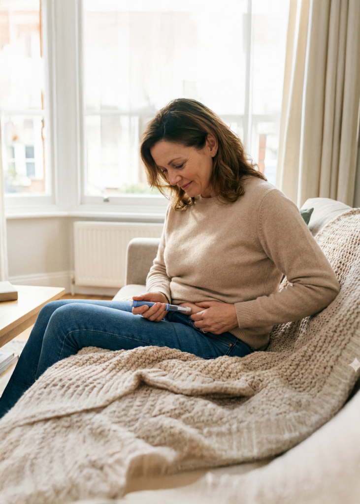 vrouw-zittend-ozempic